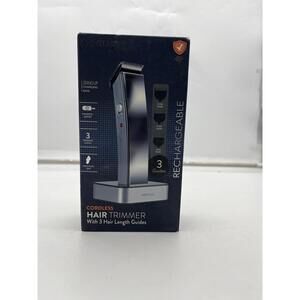 Vivitar Cordless Stainless Steel Precision Hair Trimmer 3 Lengths NIB